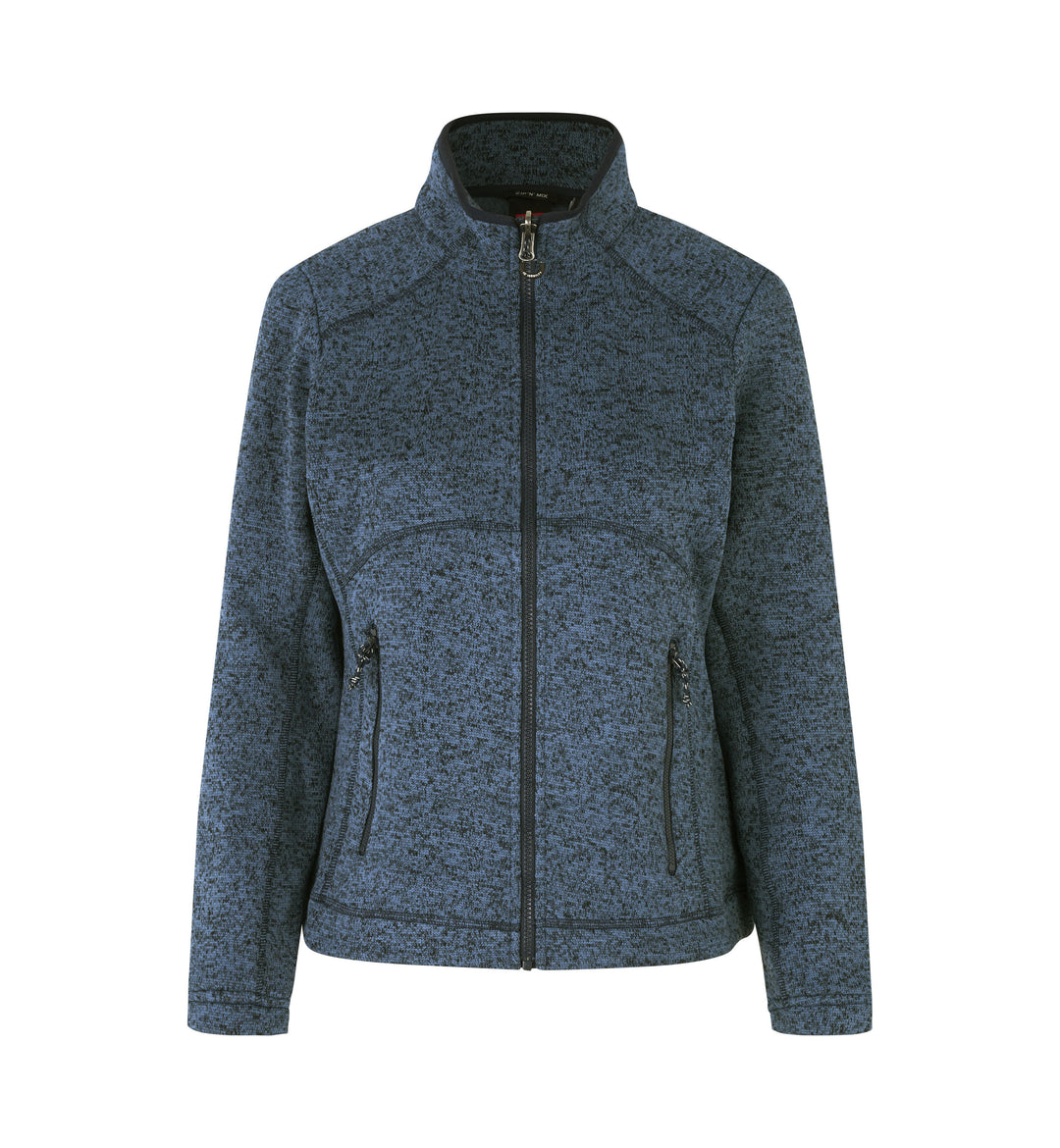 Pile Zip-n-Mix | mélange | donna - Blu navy mélange