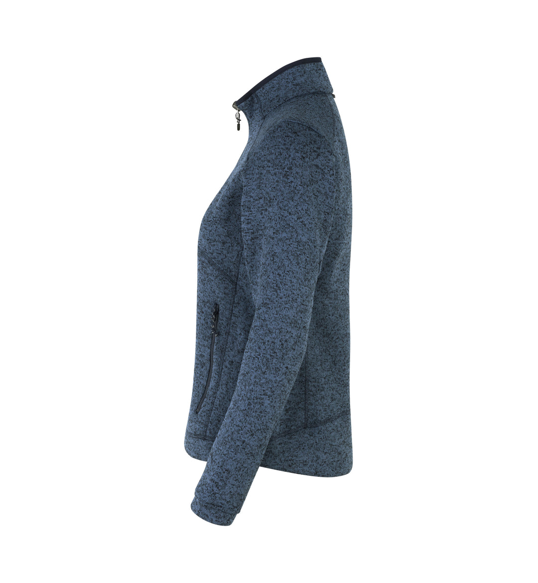 Pile Zip-n-Mix | mélange | donna - Blu navy mélange