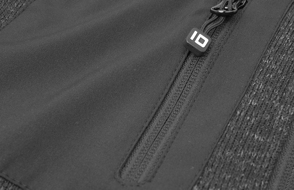 Cardigan | knit fleece | donna - Antracite mélange