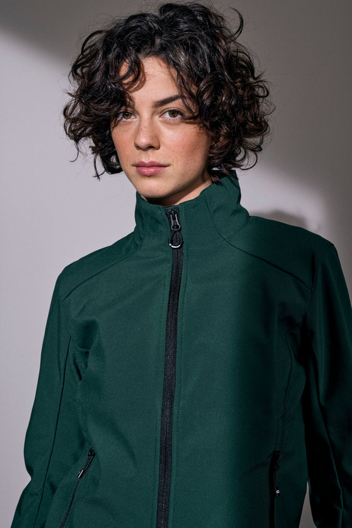 Giacca soft shell CORE | donna - Verde bottiglia