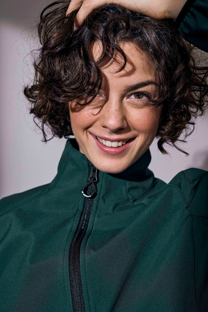 Giacca soft shell CORE | donna - Verde bottiglia