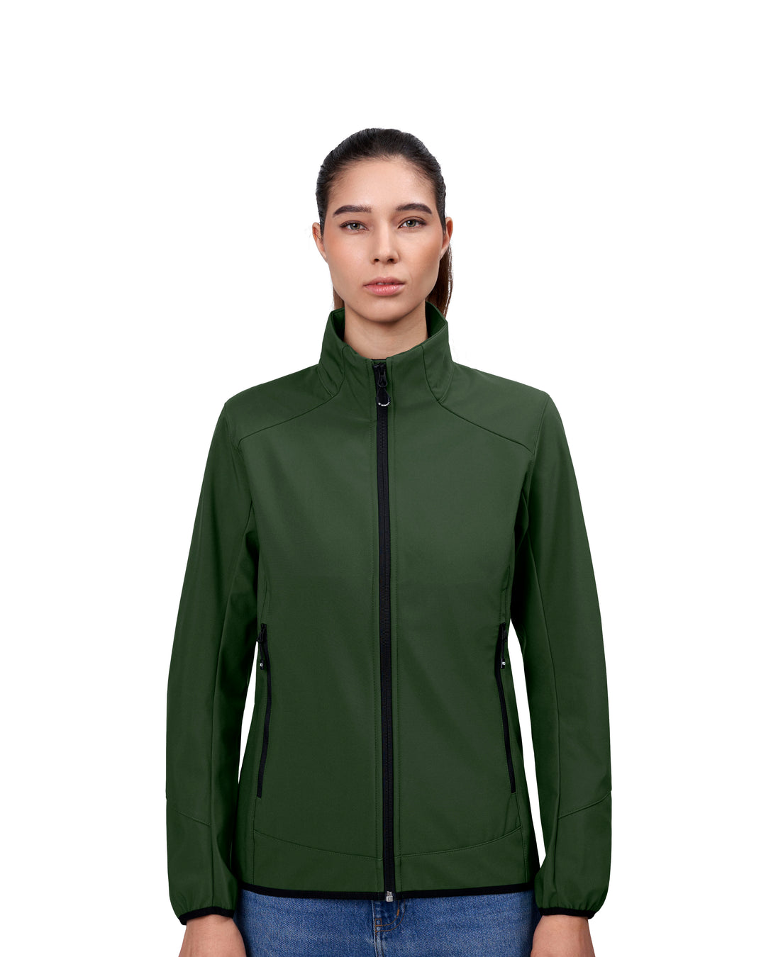 Giacca soft shell CORE | donna - Verde bottiglia