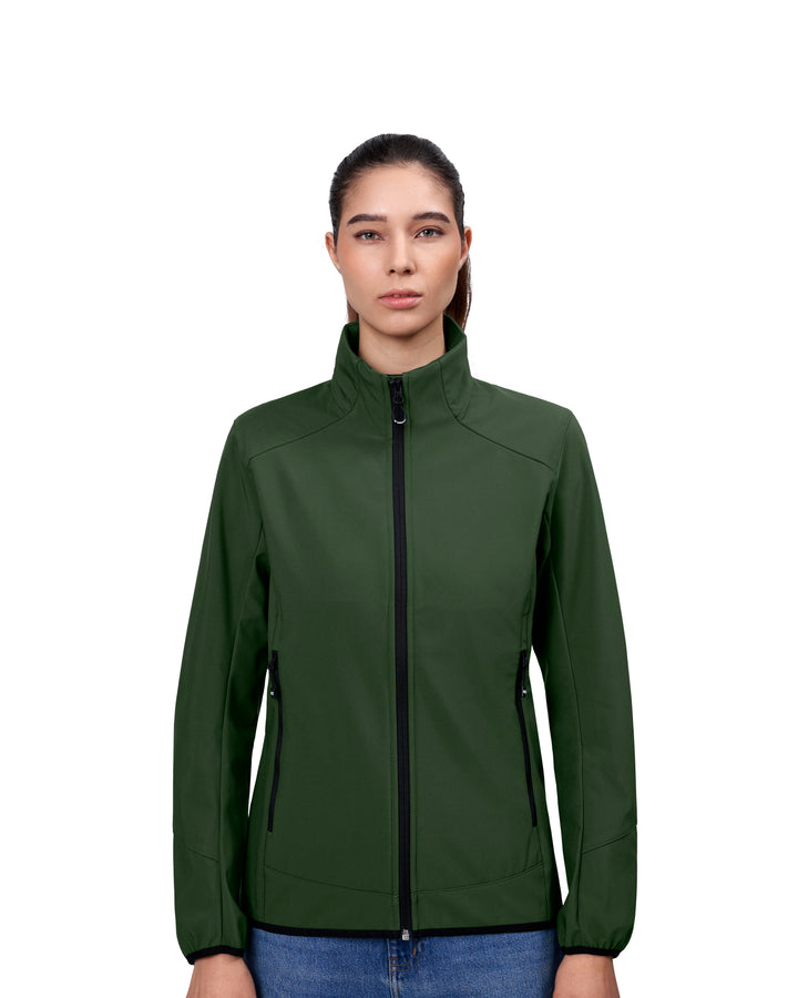 Giacca soft shell CORE | donna - Verde bottiglia