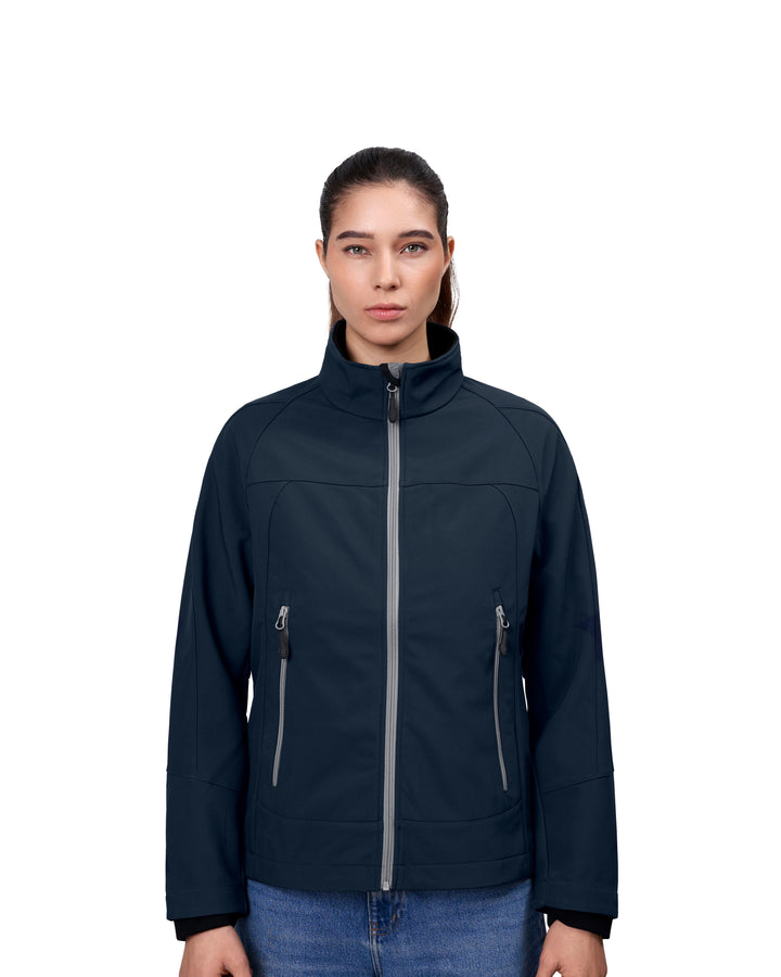 Giacca soft shell | performance | donna - Blu navy