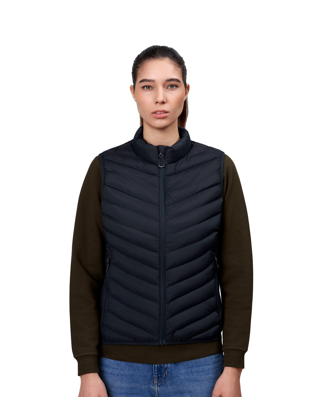 Bodywarmer | stretch | donna - Blu navy