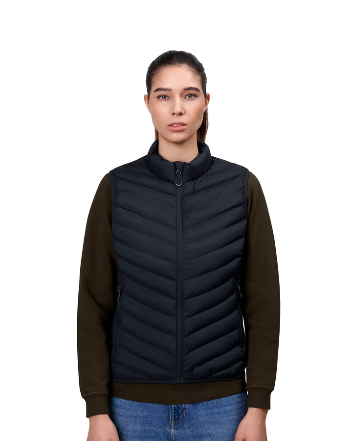 Bodywarmer | stretch | donna - Blu navy