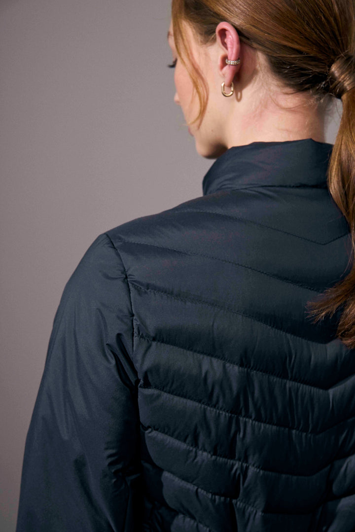 Giacca imbottita | stretch | donna - Grigio argento