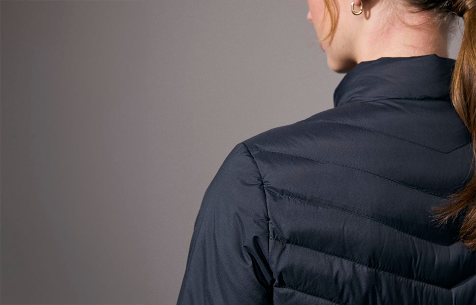 Giacca imbottita | stretch | donna - Grigio argento