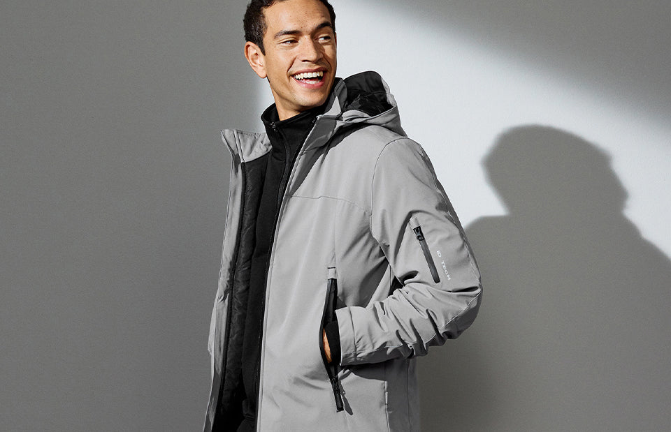Giacca soft shell | inverno - Grigio