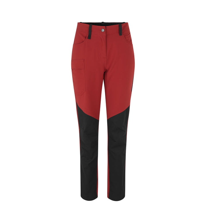 Pantaloni ibridi stretch | donna - Burnt orange
