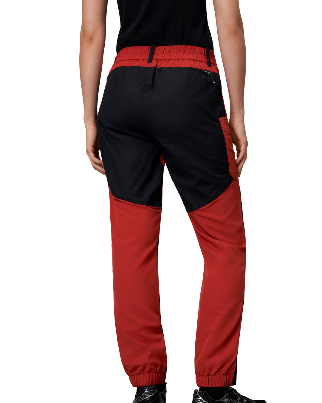 Pantaloni ibridi stretch | donna - Burnt orange