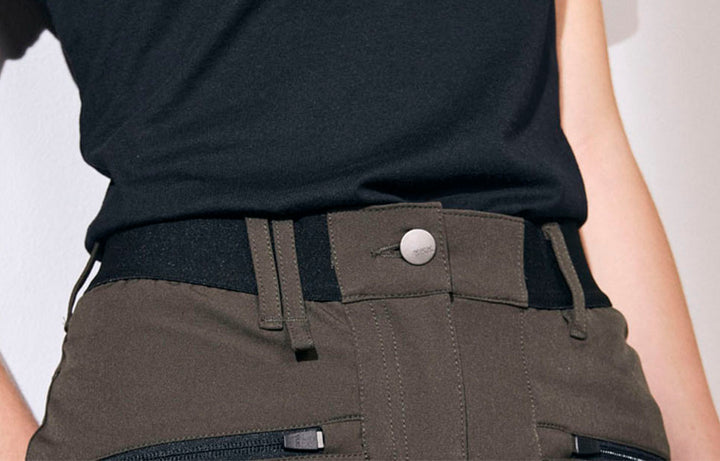 Pantaloni stretch CORE | donna - Oliva