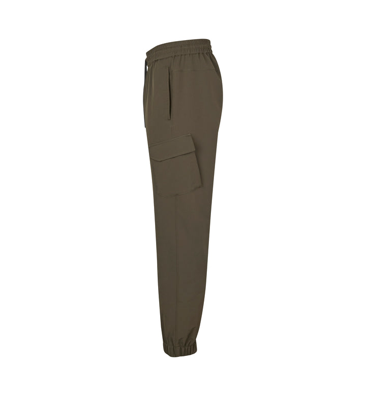 Pantaloni cargo stretch | unisex - Oliva