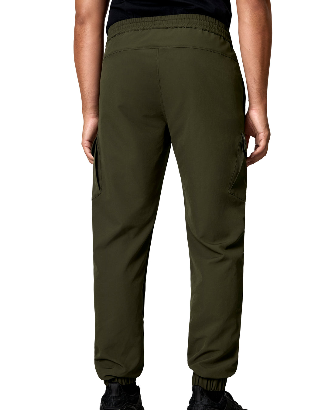 Pantaloni cargo stretch | unisex - Oliva