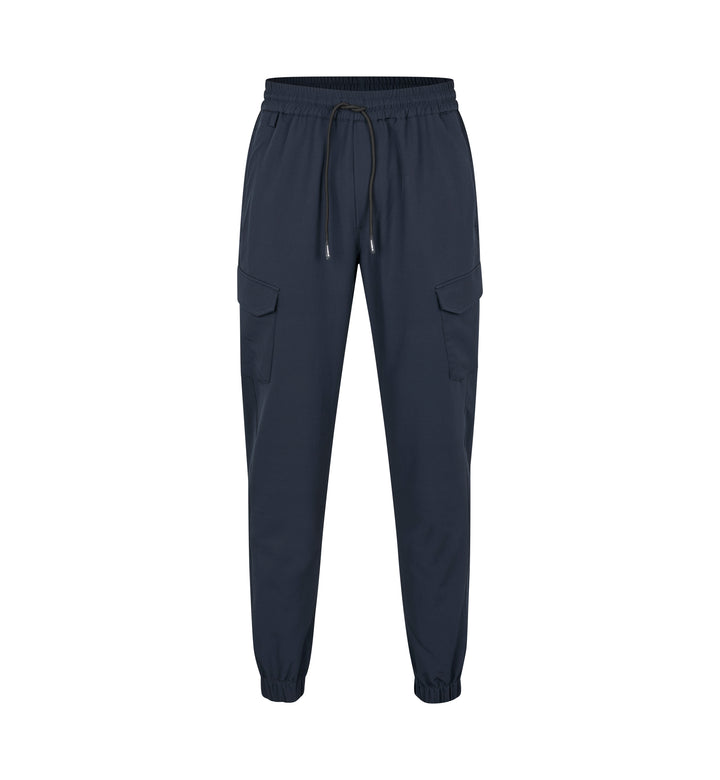 Pantaloni cargo stretch | unisex - Blu navy