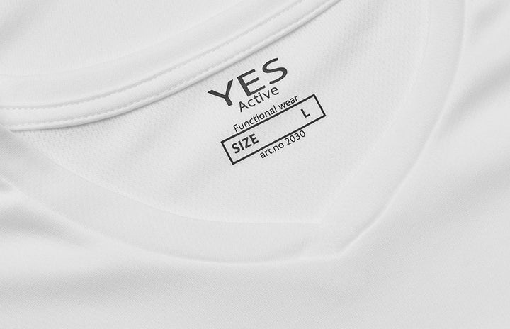 T-shirt YES Active - Bianco