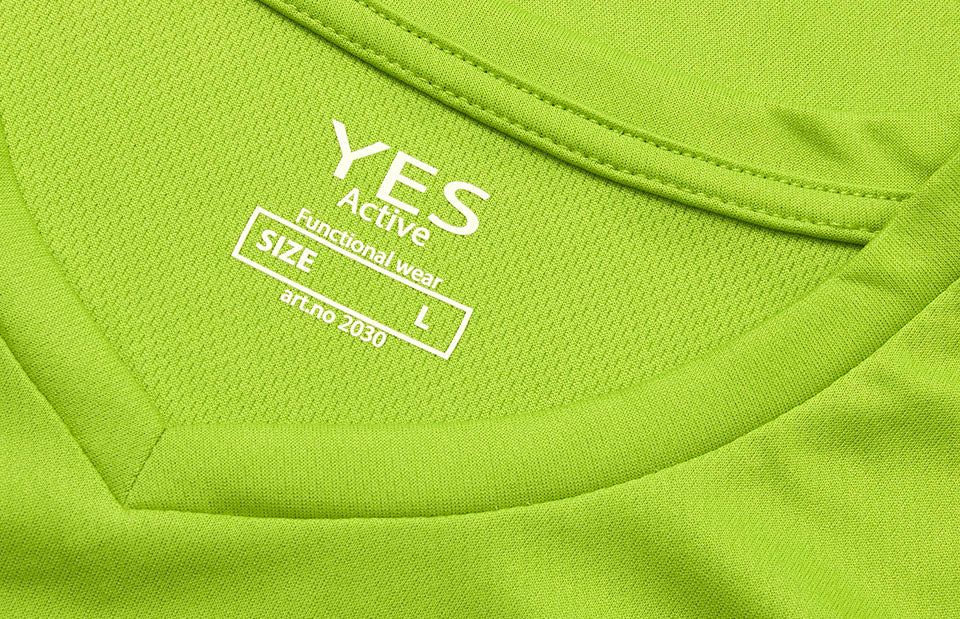 T-shirt YES Active - Lime
