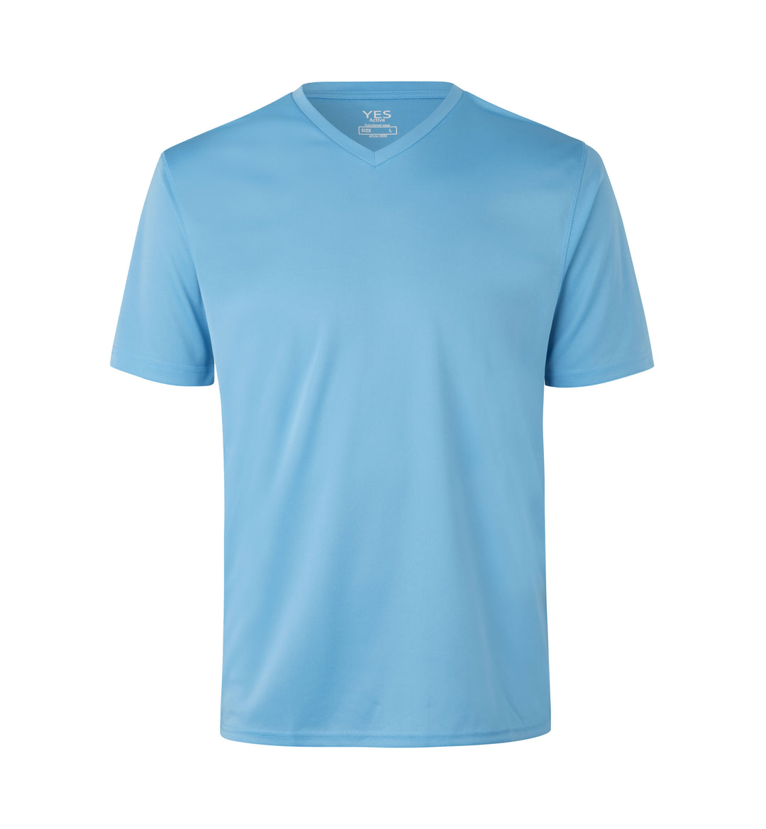 T-shirt YES Active - Cyan