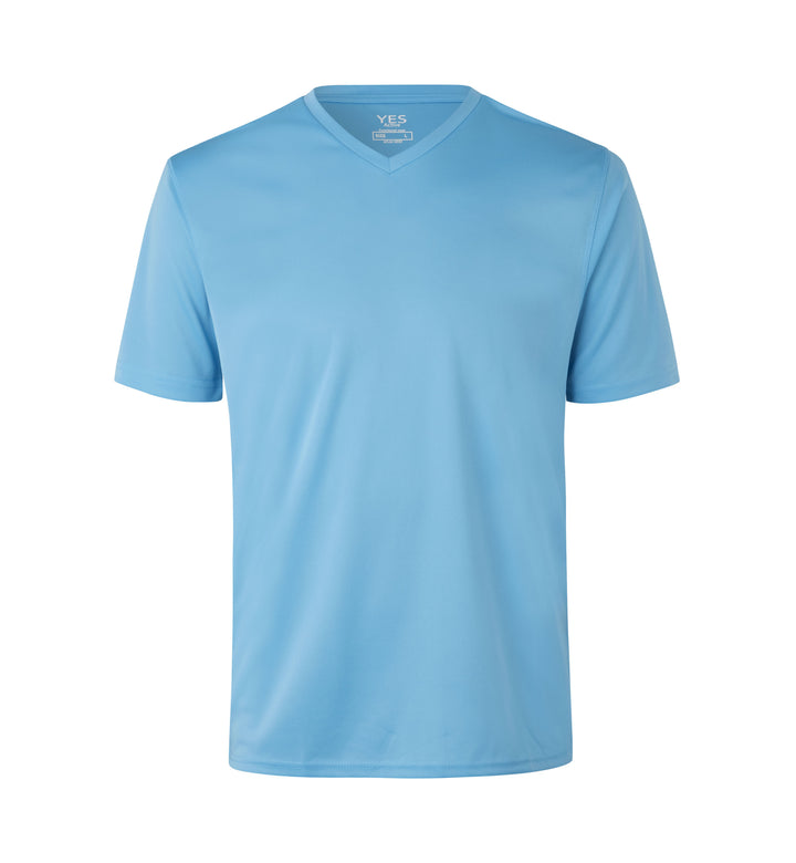 T-shirt YES Active - Cyan