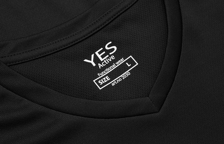 T-shirt YES Active - Nero