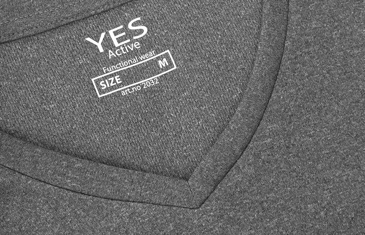 T-shirt YES Active | donna - Grigio mélange