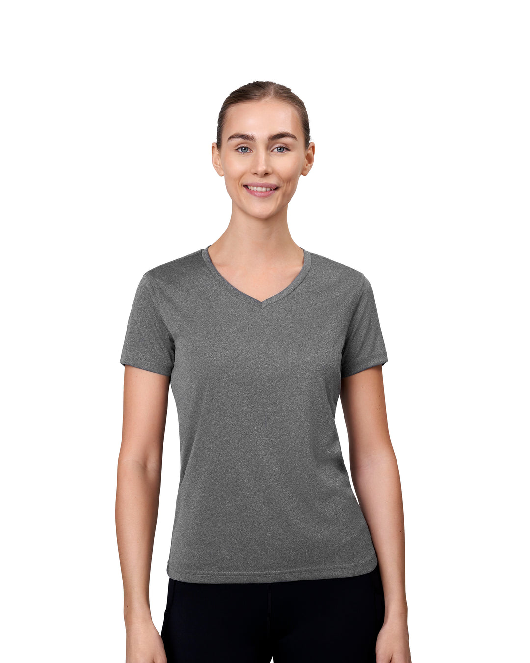 T-shirt YES Active | donna - Grigio mélange