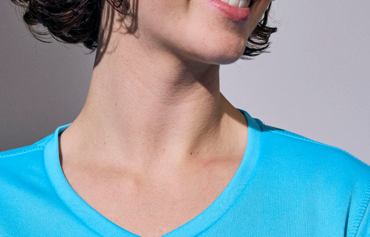 T-shirt YES Active | donna - Cyan