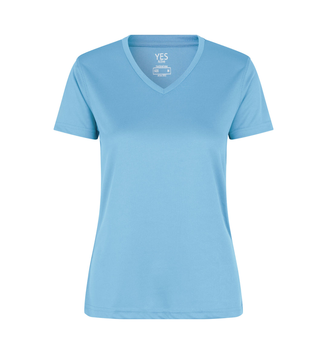 T-shirt YES Active | donna - Cyan