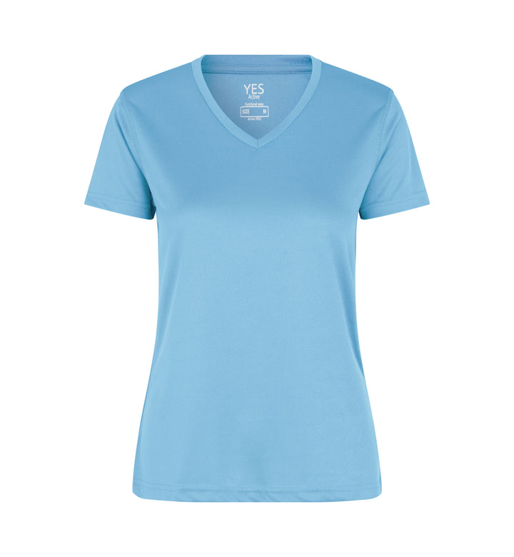 T-shirt YES Active | donna - Cyan