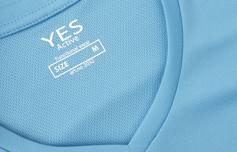 T-shirt YES Active | donna - Cyan