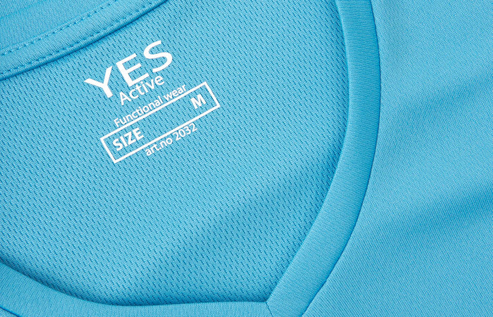 T-shirt YES Active | donna - Cyan