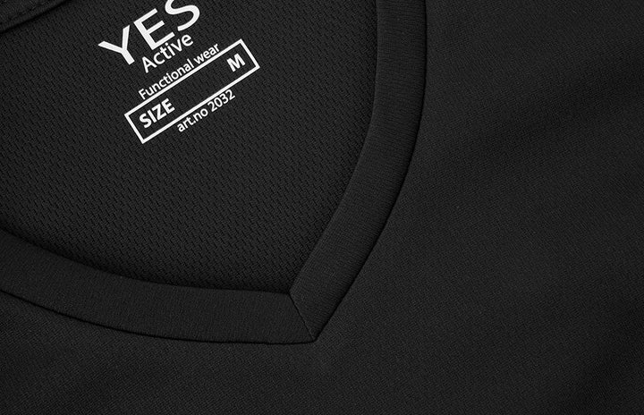 T-shirt YES Active | donna - Nero