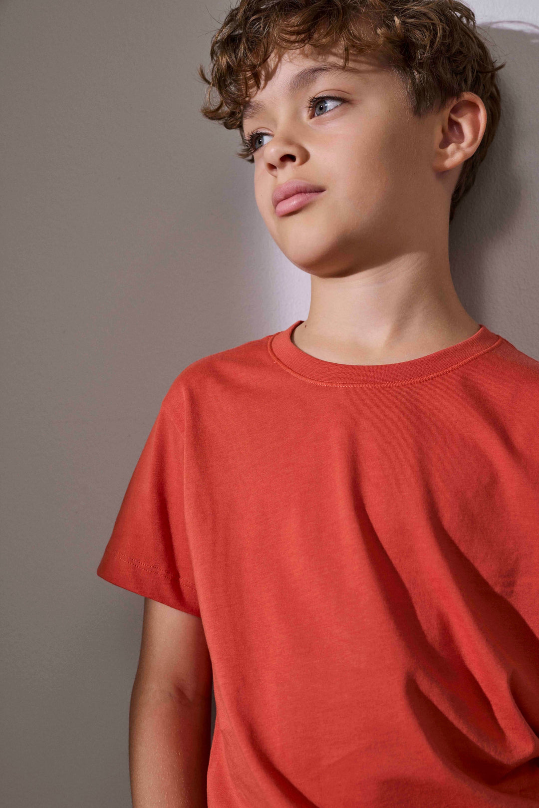 T-shirt biologica | bambino - Corallo