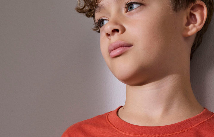 T-shirt biologica | bambino - Corallo