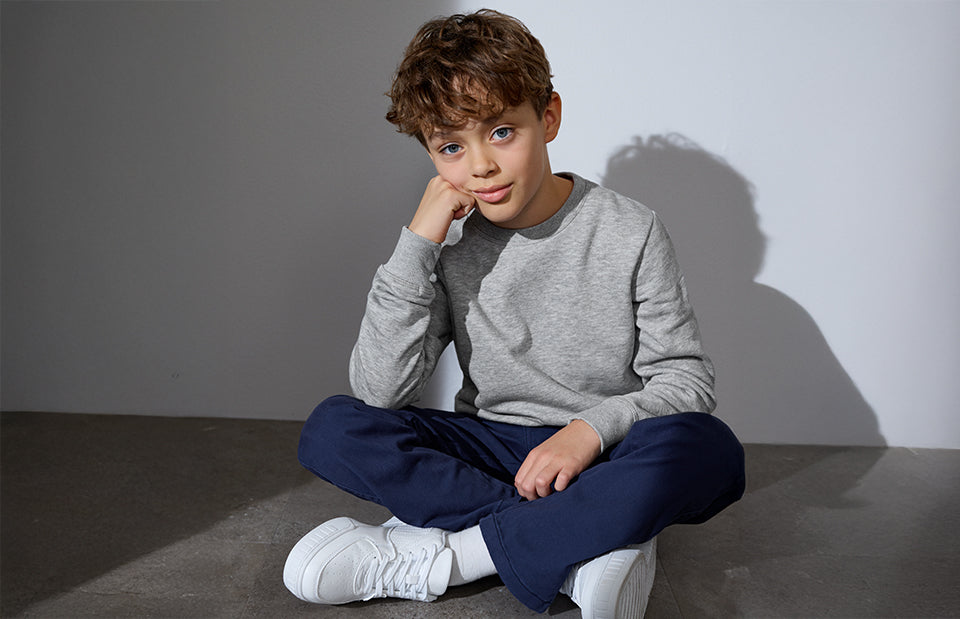Felpa CORE | bambino - Grigio mélange