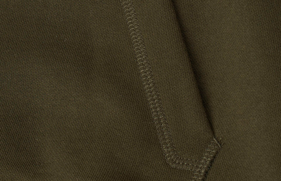 Hoodie CORE | bambino - Oliva