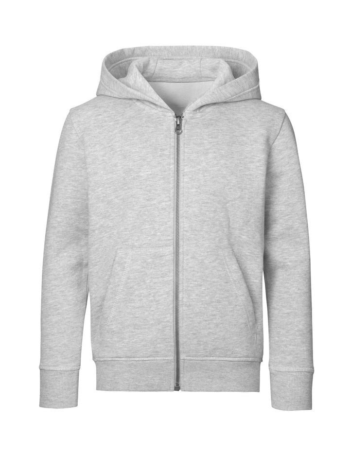 Hoodie CORE | zip | bambino - Grigio mélange