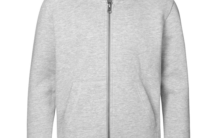 Hoodie CORE | zip | bambino - Grigio mélange