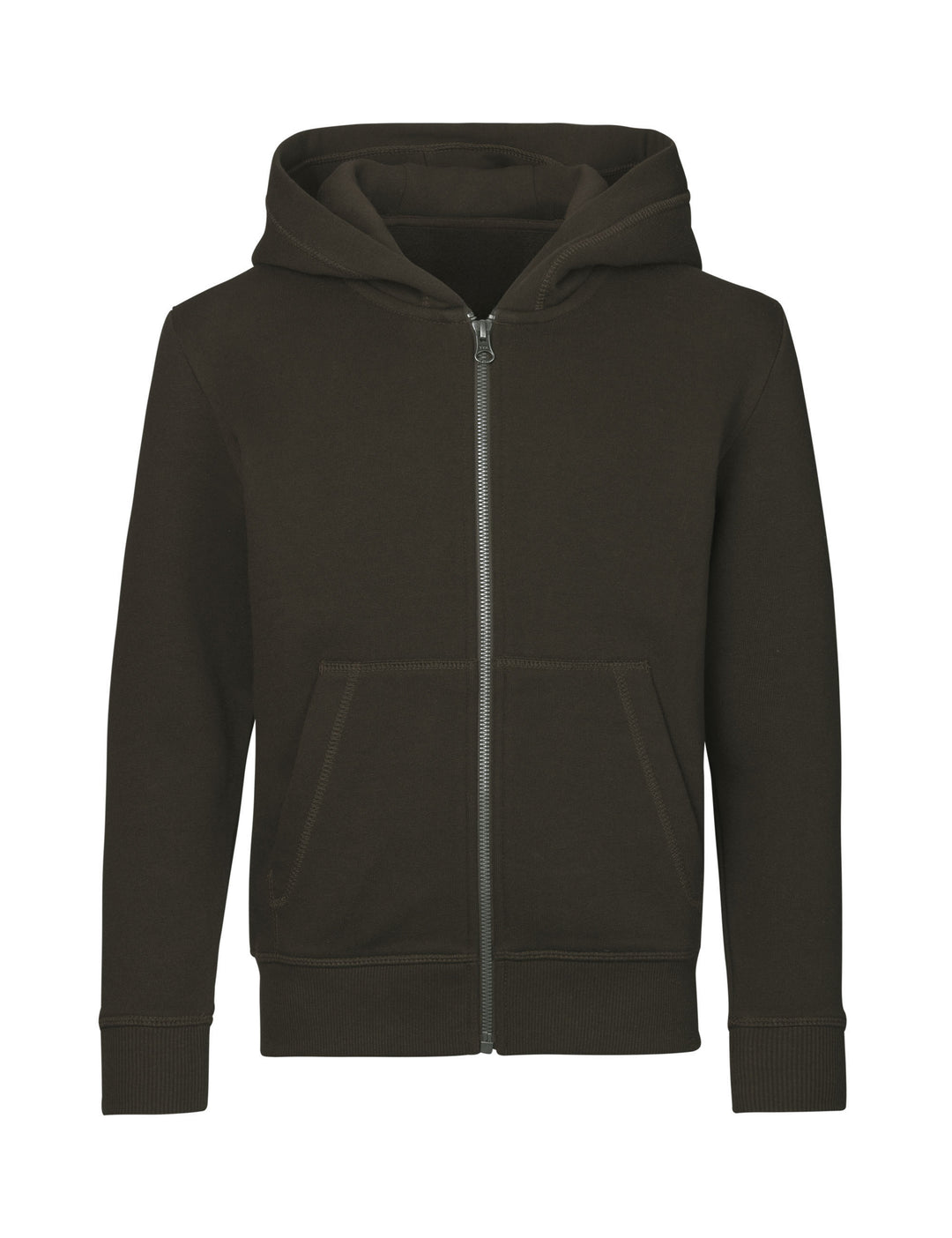 Hoodie CORE | zip | bambino - Oliva