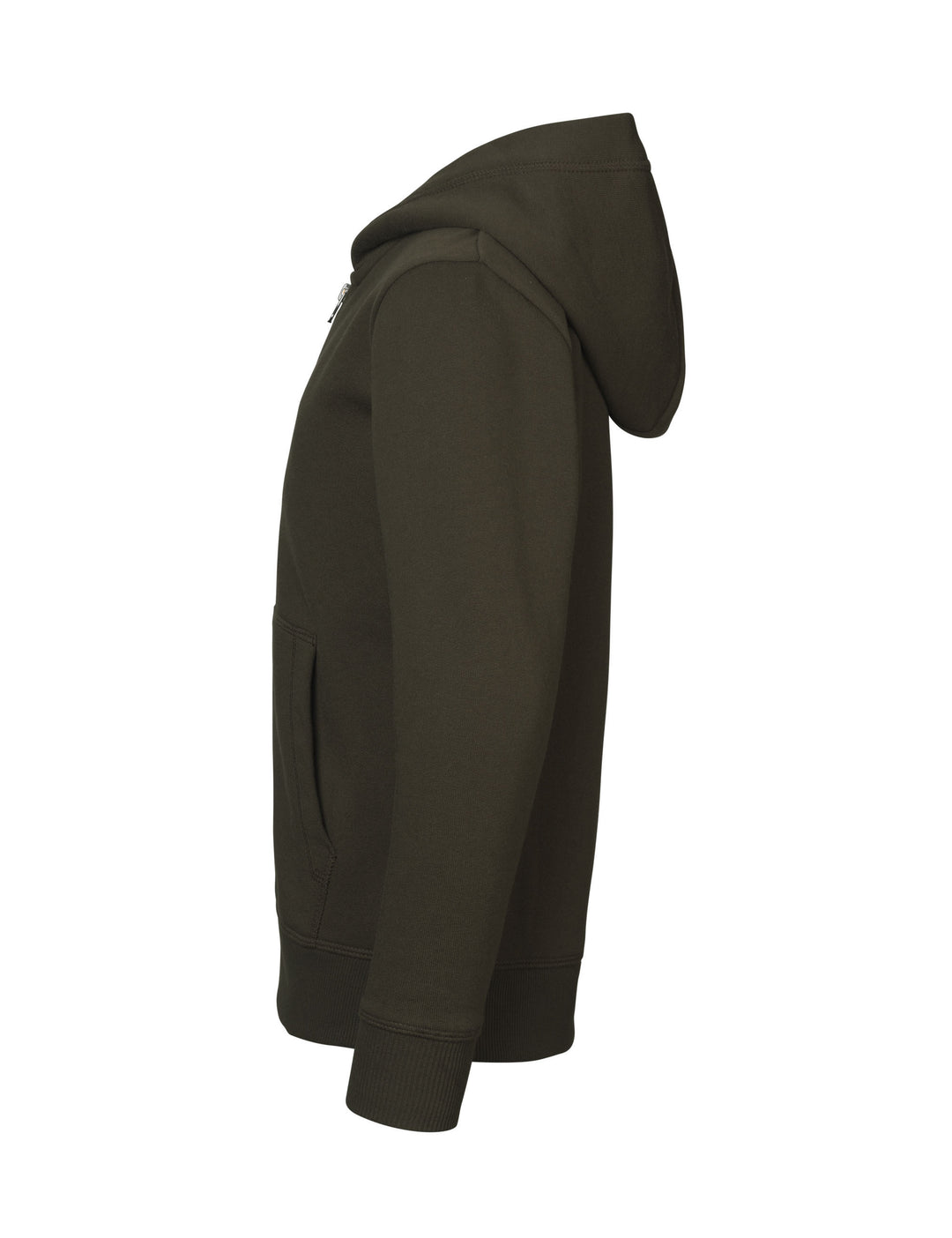 Hoodie CORE | zip | bambino - Oliva