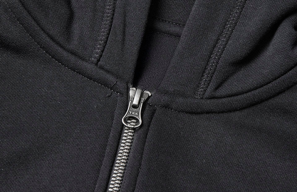 Hoodie CORE | zip | bambino - Nero