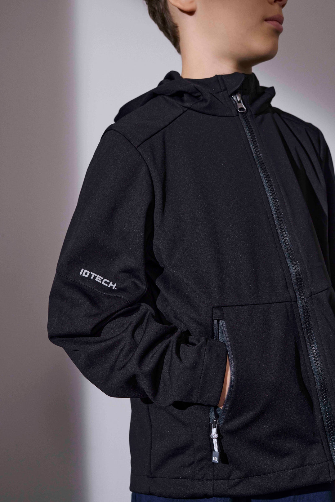 Giacca soft shell | leggera | bambino - Nero