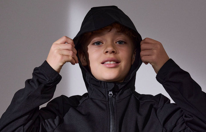 Giacca soft shell | leggera | bambino - Nero