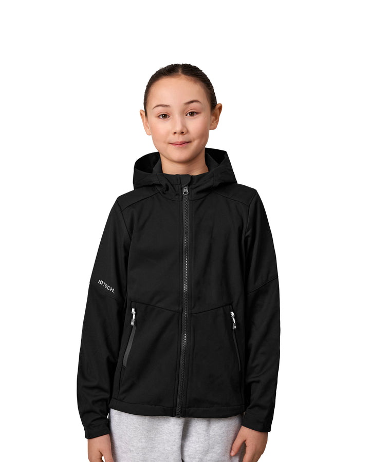 Giacca soft shell | leggera | bambino - Nero
