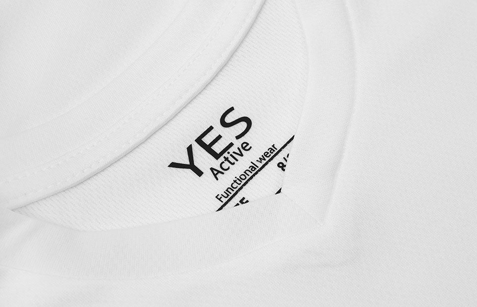 T-shirt YES Active | bambino - Bianco
