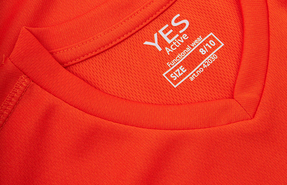T-shirt YES Active | bambino - Arancio