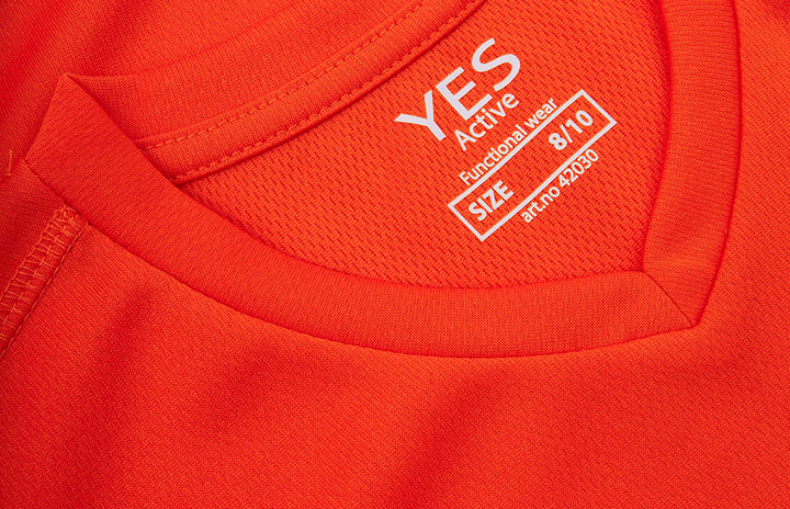 T-shirt YES Active | bambino - Arancio