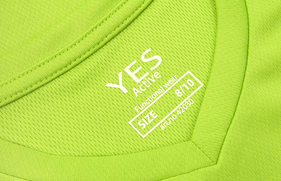 T-shirt YES Active | bambino - Lime