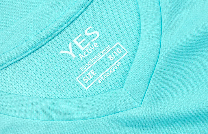 T-shirt YES Active | bambino - Menta