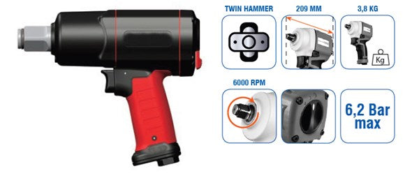 Avvitatore pneumatico - 3/4 - DB Professional 